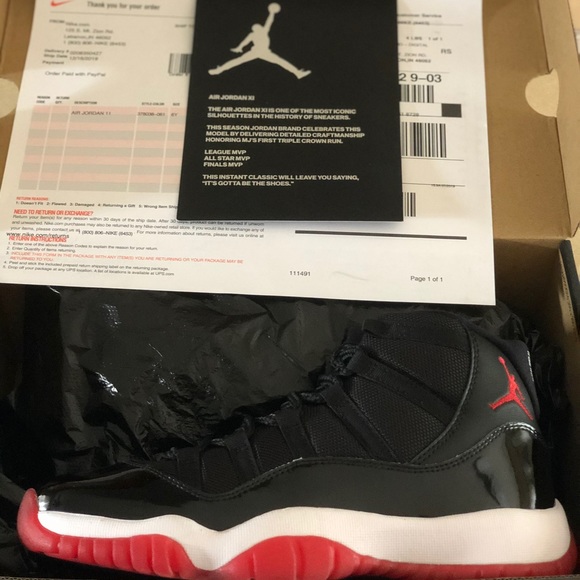 Jordan Other - Jordan Retro Bred 11 6Y
